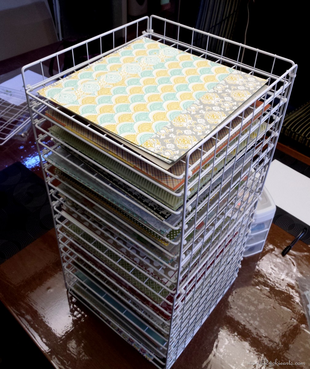 Making a Great Scrapbook Paper Rack  Scrapbook paper storage, Scrapbook  storage, Craft room